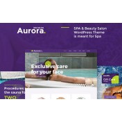 Aurora Spa & Beauty Salon WordPress Theme