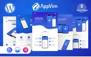 AppVim - App Landing Page WordPress Theme