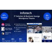 Infotech - IT Solution & Business lounge WordPress Theme