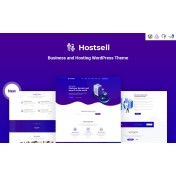 Hostsell - Business and Hosting Responsive WordPress Theme