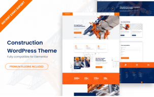 Konstruksy - Construction Engineering WordPress Theme