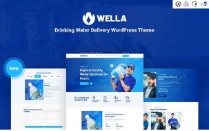 Wella - Drinking Water Delivery WordPress Theme