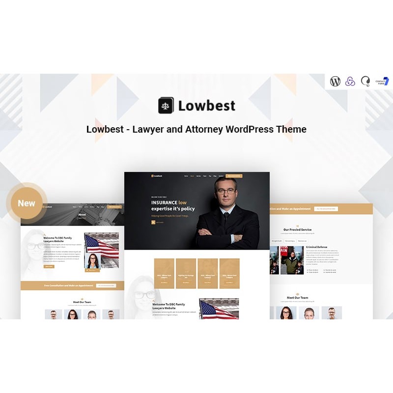 Lowbest - Lawyer and Attorney Responsive WordPress Theme