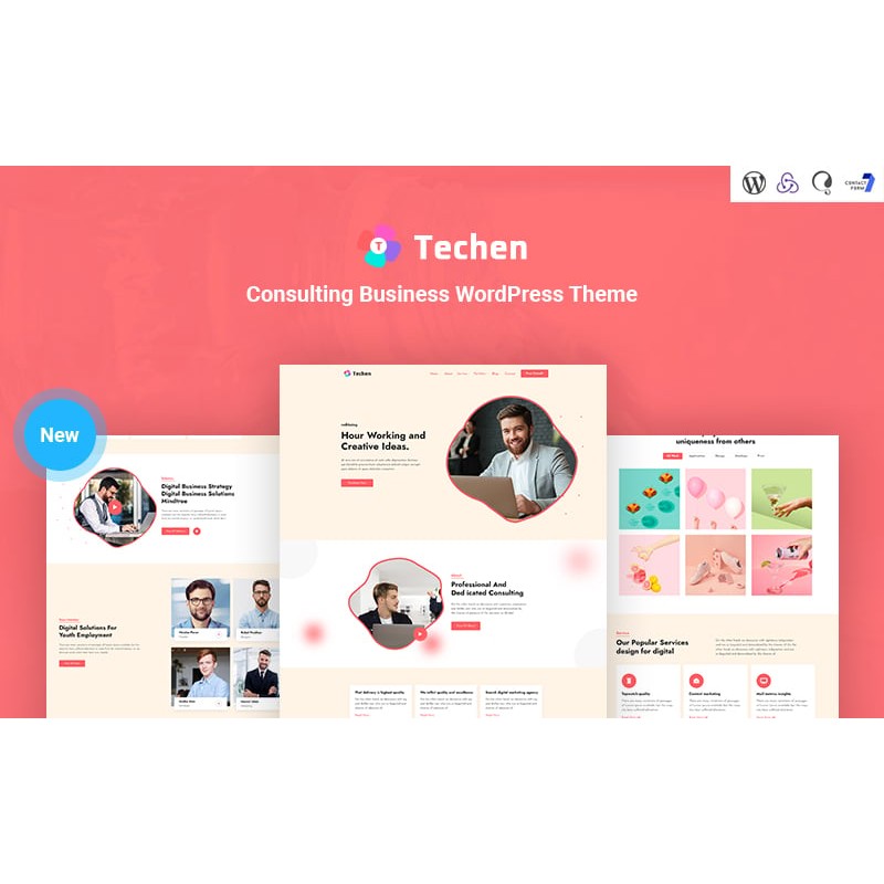 Techen - Consulting Business Responsive WordPress Theme