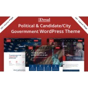 Desal - Political & Candidate/City Government WordPress Theme