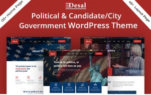 Desal - Political & Candidate/City Government WordPress Theme