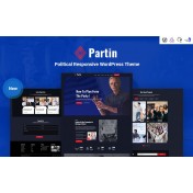 Partin - Political Campaign and Party Responsive WordPress Theme