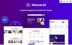 Manarat - Creative Responsive WordPress Theme