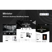Ministor - Minimal and Business Responsive WordPress Theme