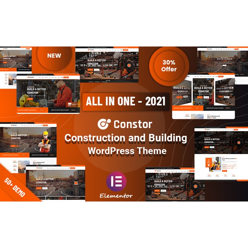 Constor - Construction and Building Responsive WordPress Theme