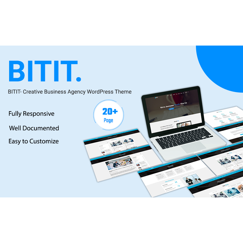 BITIT- Creative Business Agency Elementor WordPress Theme