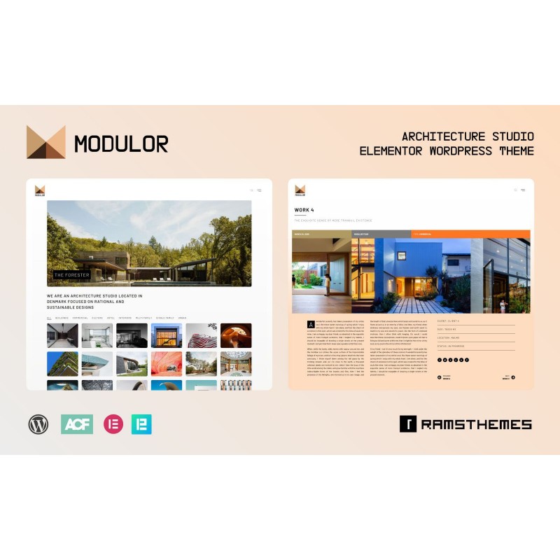 MODULOR - Architecture Studio WordPress Theme