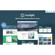 Sunlight - Wind and Solar Energy Responsive WordPress Theme