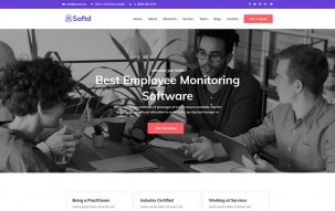 Softd - IT Solution Company Responsive WordPress Theme