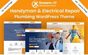 Handyman Renovation Services Elementor WordPress Theme