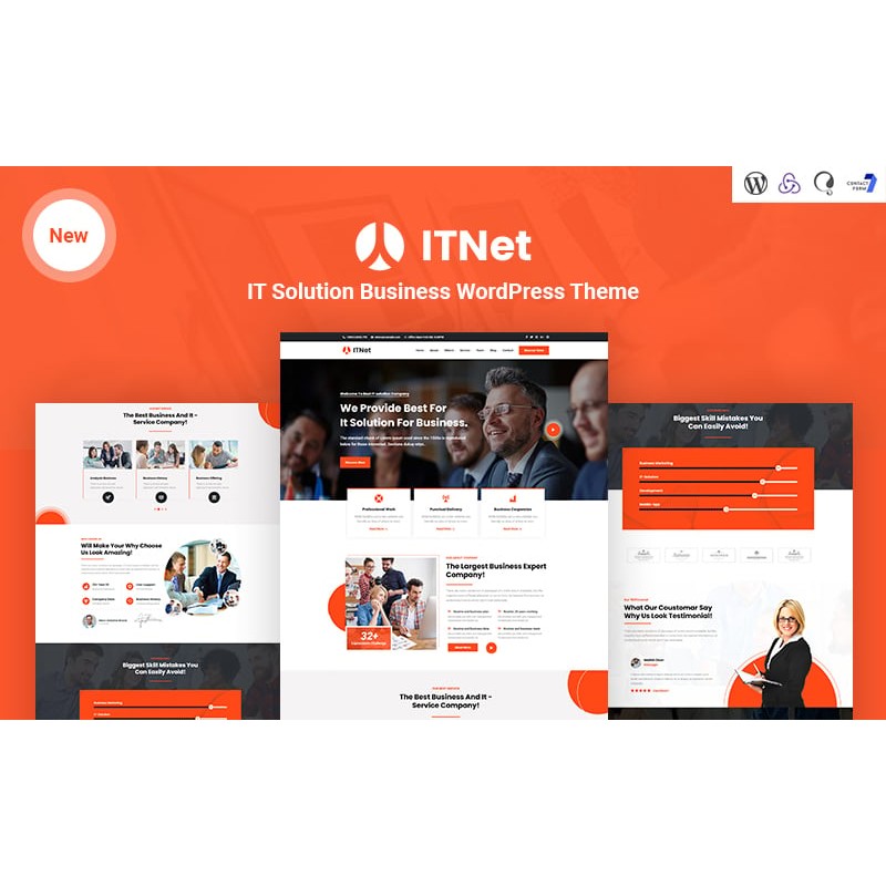 itnet - IT Solution Business Responsive WordPress Theme