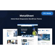 Metalsheet - Metal Sheet Responsive WordPress Theme