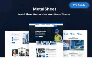 Metalsheet - Metal Sheet Responsive WordPress Theme