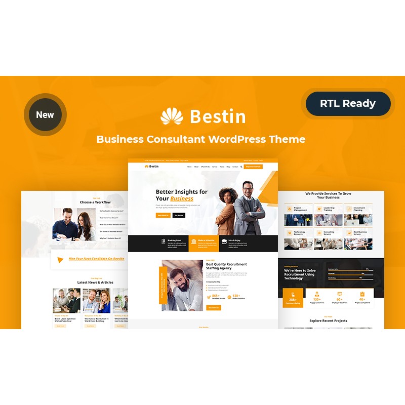 Bestin - Responsive Business WordPress Theme