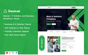 Desicat - IT Solution And Business Services WordPress Theme