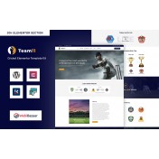 Team11 - Cricket Responsive Website WordPress Elementor Theme