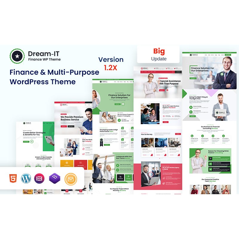 DreamIT - Business Finance & Multi-Purpose WordPress Theme