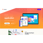 Weebeez - Web Application WordPress Theme