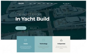 Seajay - Buy Sell Rent and Build Yacht WordPress theme