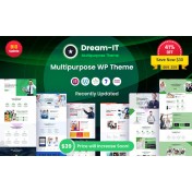 DreamIT - Multi-Purpose Elementor Responsive WordPress Theme.