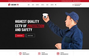 Securtv - CCTV and Security WordPress Theme
