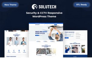 Solutech - Security & CCTV Responsive WordPress Theme