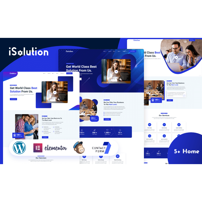 iSolution - IT Solution & IT Services Technology WordPress Theme