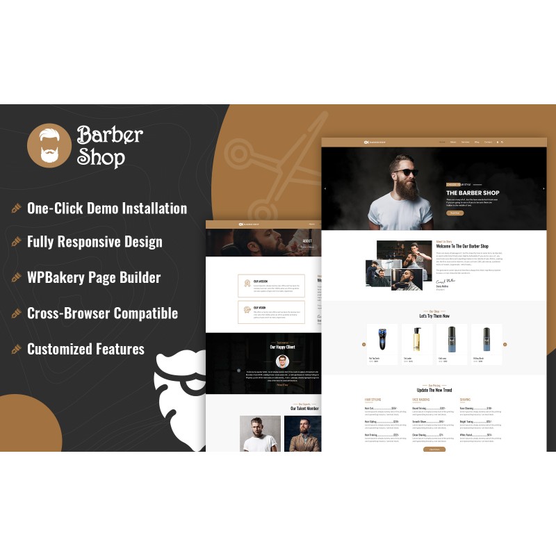 Barber Shop WordPress Theme