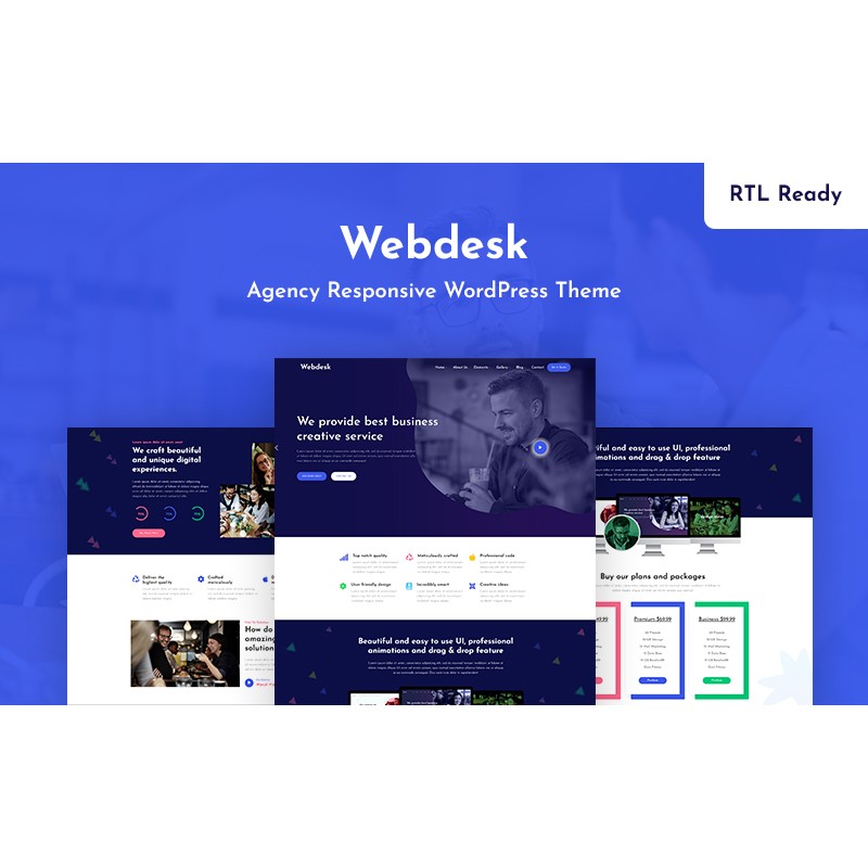 Webdesk - Agency Responsive WordPress Theme