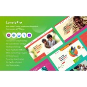 LonelyPro- Non-Profit Charity WordPress Theme.