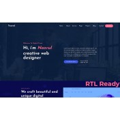 Nazrul - Personal Responsive WordPress Theme
