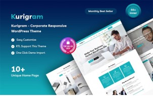 Kurigram - Corporate Business Responsive WordPress Theme