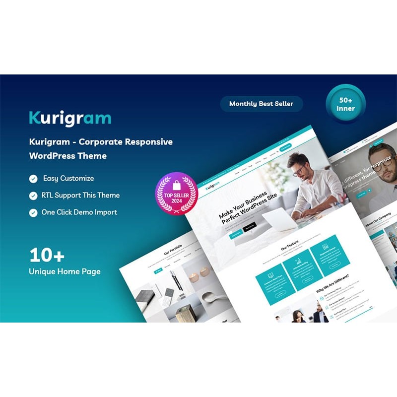 Kurigram - Corporate Business Responsive WordPress Theme