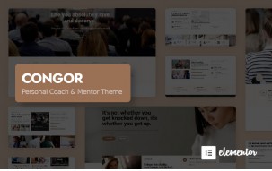 Congor - Personal Coach & Mentor WordPress Theme