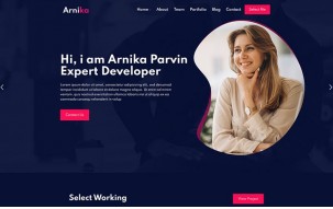 Arnika - Personal Creative Responsive WordPress Theme