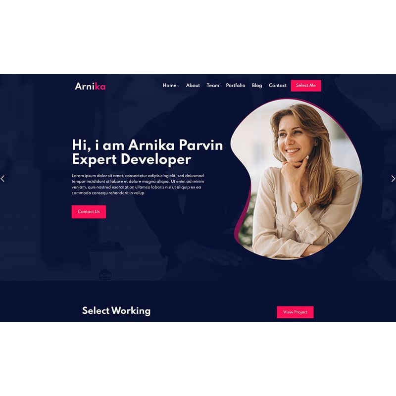 Arnika - Personal Creative Responsive WordPress Theme