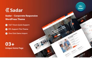 Sadar Corporate & Business WordPress Theme