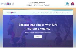 Protection - Insurance Agency Website WordPress Theme