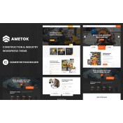 Ametok - Construction & Industry Wordpress Elementor Theme