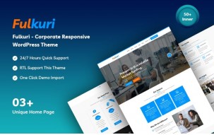 Fulkuri - Corporate Business WordPress Theme