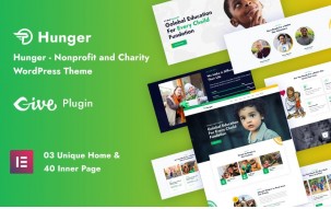 Hunger - Nonprofit and Charity Responsive WordPress Theme