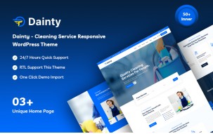 Dainty - Cleaning Service Responsive WordPress Theme