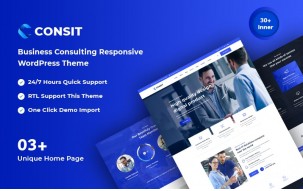 Consit - Business Consulting Responsive WordPress Theme