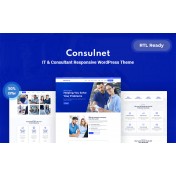 Consulnet - IT & Consultant Responsive WordPress Theme