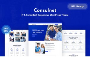 Consulnet - IT & Consultant Responsive WordPress Theme